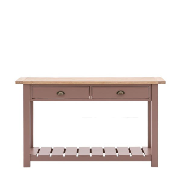 Ghedi Ivo 2 Drawer Console Clay — SantoLusso®