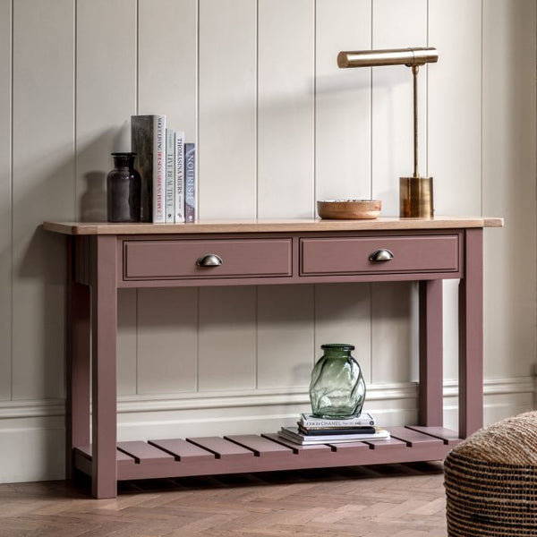 Ghedi Ivo 2 Drawer Console Clay — SantoLusso®