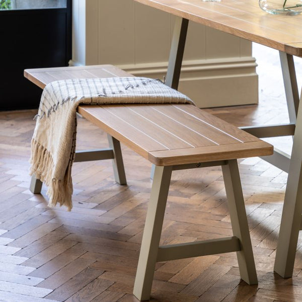 Ghedi Ivo Trestle Bench Prairie — SantoLusso®