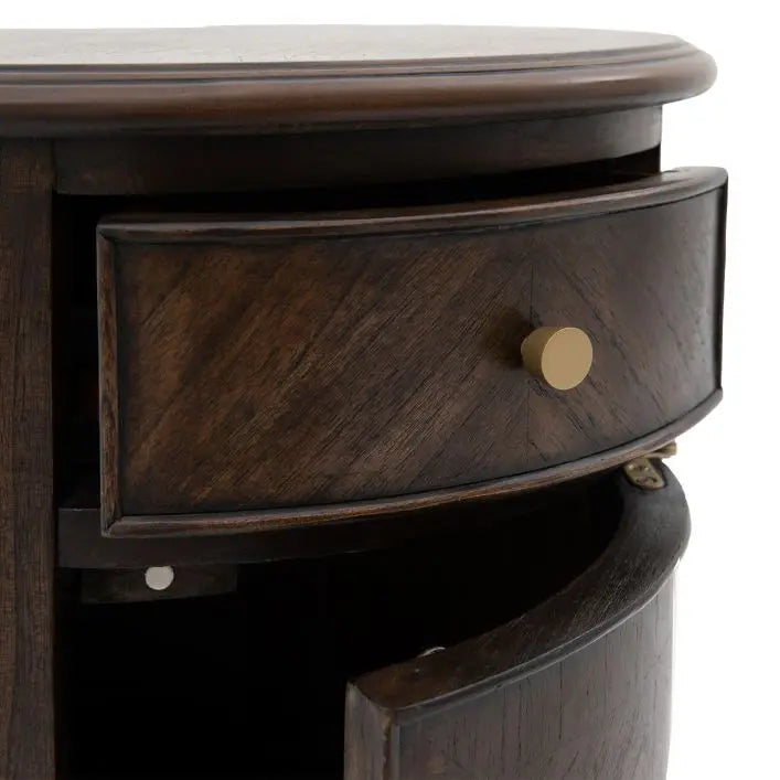 Ghedi Vialla Drum Side Table — SantoLusso®