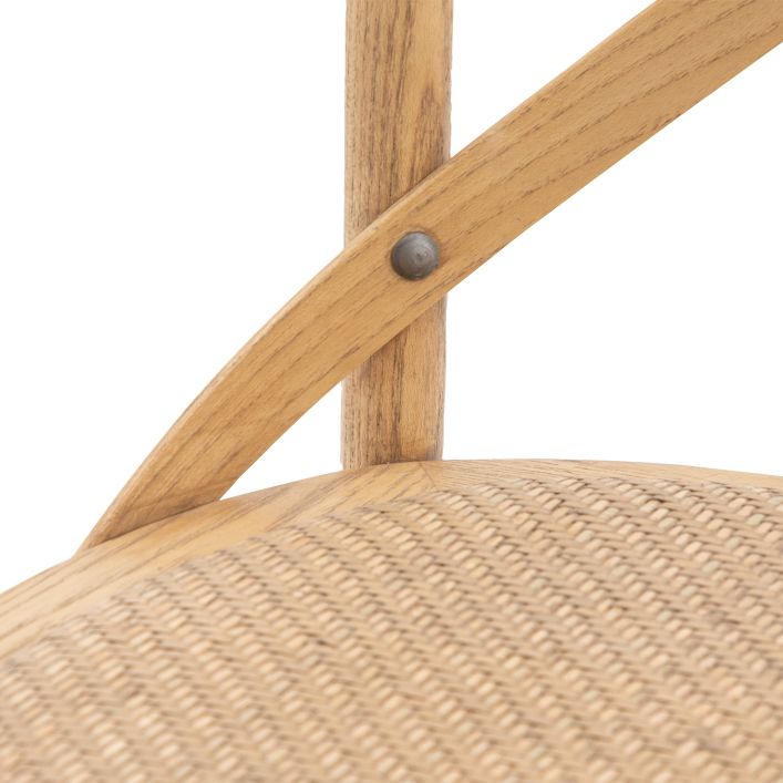 Ghedi Rigard Chair Oak Rattan (2pk) — SantoLusso®