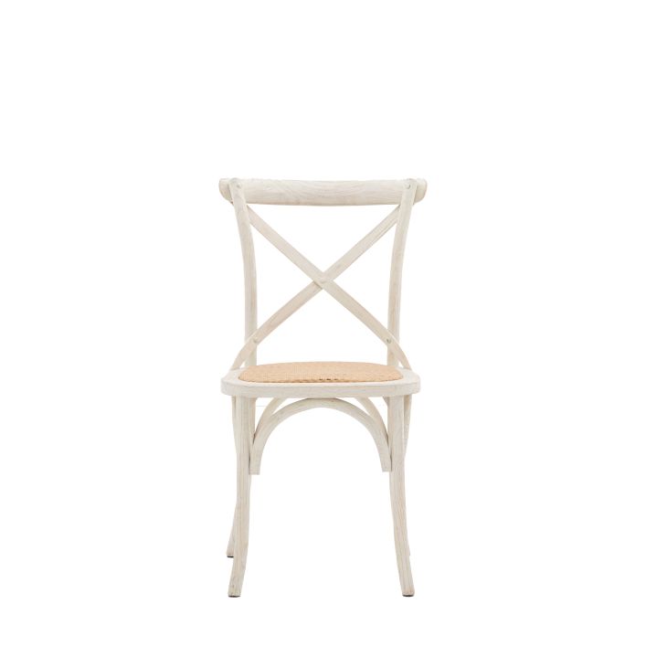 Ghedi Rigard Chair White Rattan (2pk) — SantoLusso®
