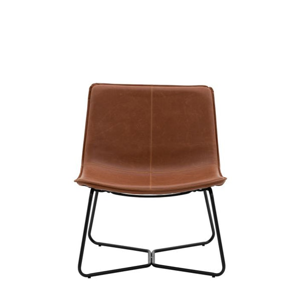 Ghedi Mosso Lounge Chair Brown — SantoLusso®