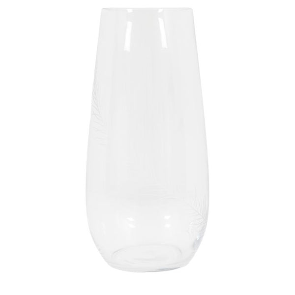 Ghedi Feather Vase Large Clear — SantoLusso®