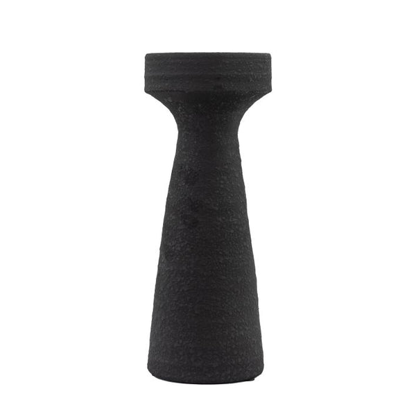 Ghedi Luna Pillar Holder Black — SantoLusso®