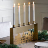 Ghedi Casa Candleholder Large Gold — SantoLusso®