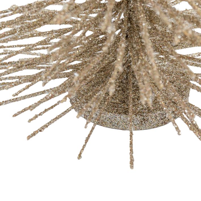 Ghedi Glittered Brush Tree Large Champagne — SantoLusso®
