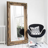 Ghedi King Louis Leaner Mirror Gold — SantoLusso®