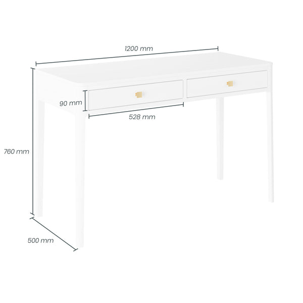 DI Designs Abberley Desk | White