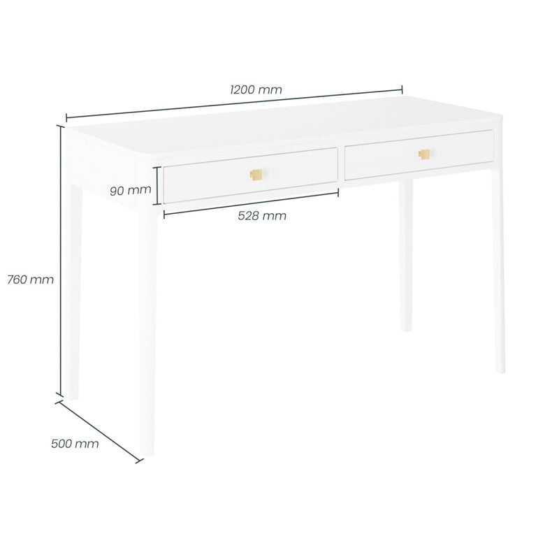DI Designs Abberley Desk | White