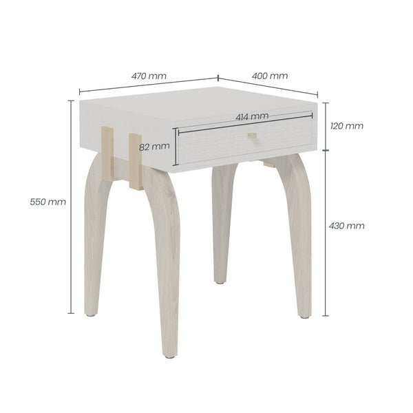 DI Designs Laverstoke Bedside Table