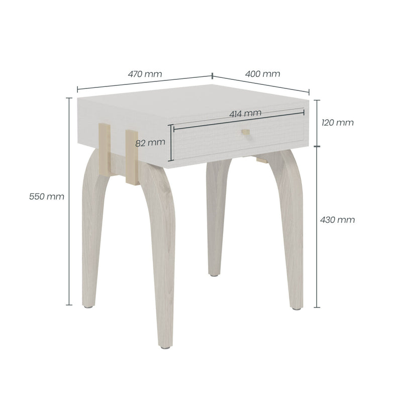 DI Designs Laverstoke Bedside Table