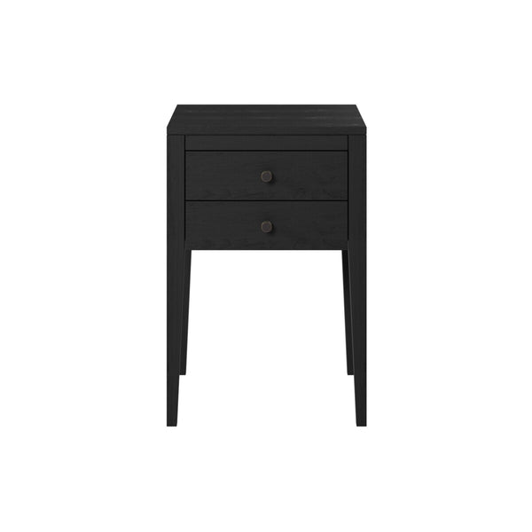 DI Designs Radford Bedside | Black | 2 Drawers — SantoLusso®