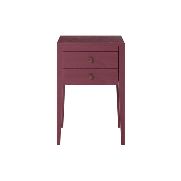 DI Designs Radford Bedside | Red | 2 Drawers — SantoLusso®