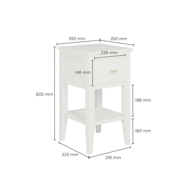 DI Designs Chilworth Bedside | Grey