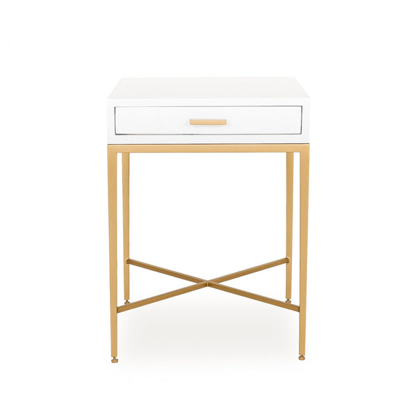 DI Designs Berkeley Bedside | White — SantoLusso®