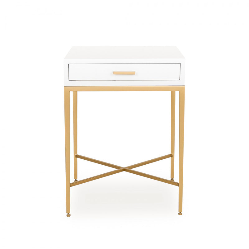 DI Designs Berkeley Bedside | White — SantoLusso®