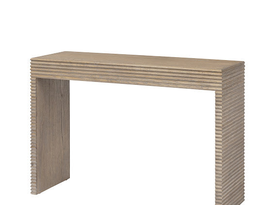 DI Designs Wickham Ribbed Oak Console