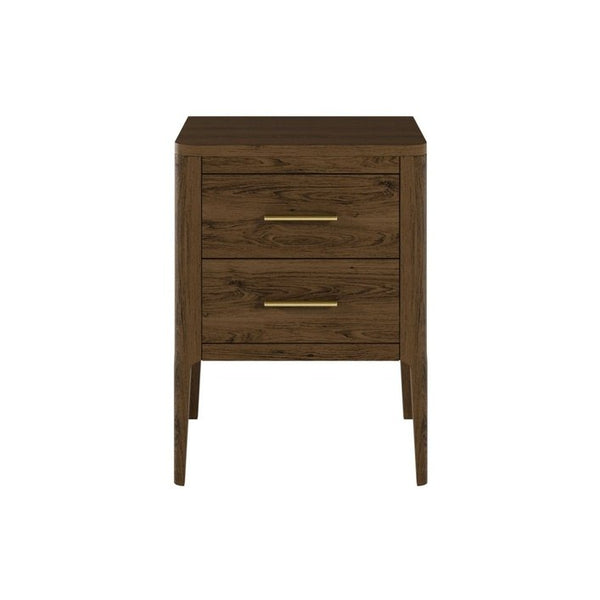 DI Designs Abberley Bedside | Brown | 2 Drawers - SantoLusso