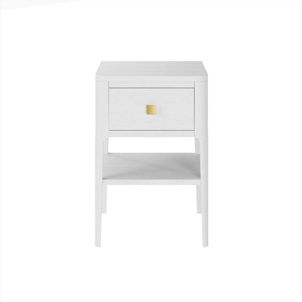 DI Designs Abberley Bedside | White | 1 Drawer - SantoLusso