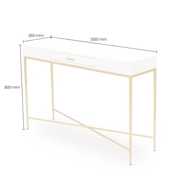 DI Designs Berkeley Console | White - SantoLusso