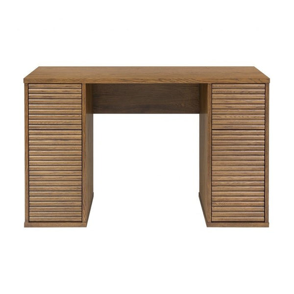 DI Designs Charlton Ribbed Walnut Desk - SantoLusso