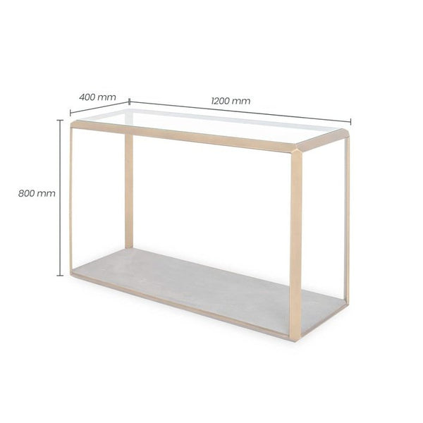 DI Designs Elmley Console Table | Ivory - SantoLusso