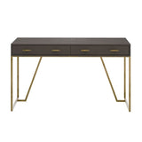 DI Designs Hampton Desk | Brown Shagreen - SantoLusso