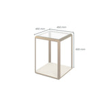 DI Designs Elmley End Table Ivory