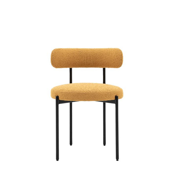 Ghedi Abram Dining Chair Ochre 2pk — SantoLusso®