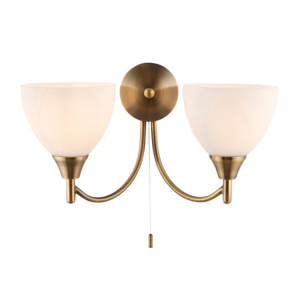 Ghedi Aequi 2 Wall Light Satin Chrome — SantoLusso®