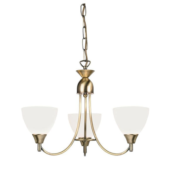 Ghedi Aequi 3 Pendant Light Antique Brass — SantoLusso®