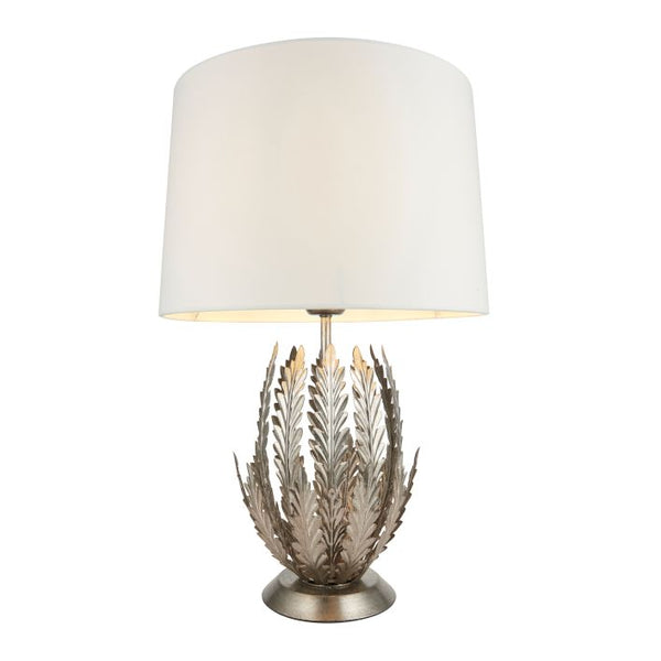 Ghedi Albinia 1 Table Lamp Silver Leaf — SantoLusso®