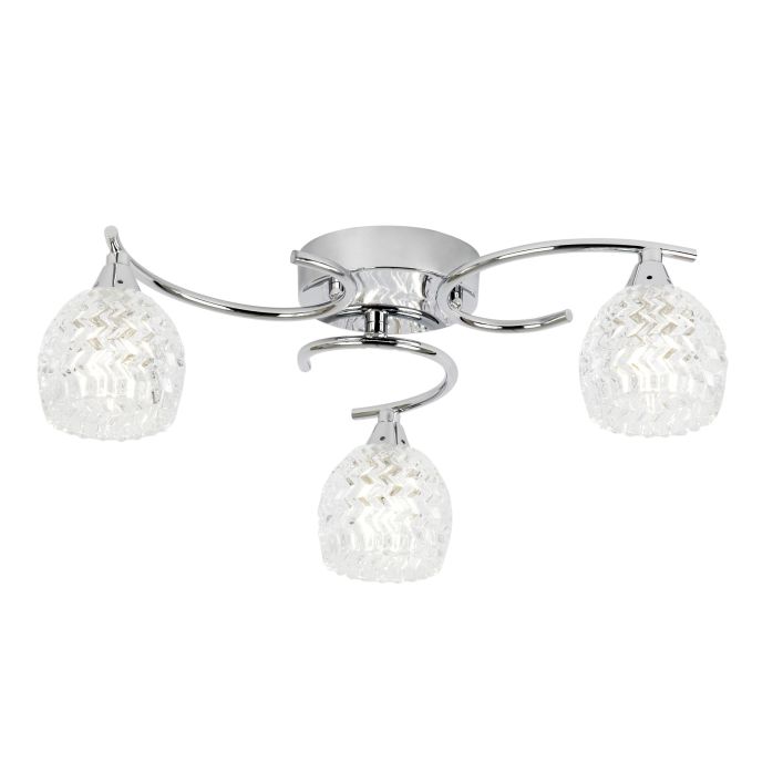 Ghedi Alto 3 Ceiling Lamp Chrome — SantoLusso®