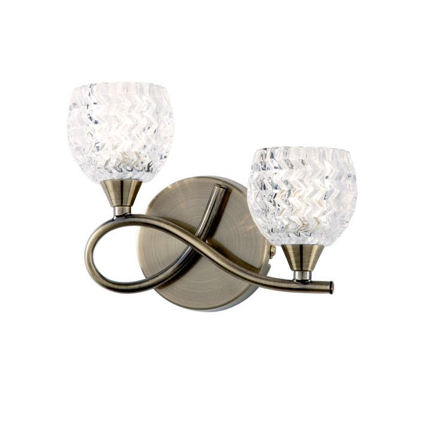 Ghedi Alto Wall Light Antique Brass LH — SantoLusso®