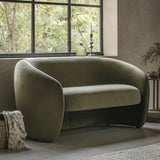 Ghedi Arri 2 Seater Sofa Moss Green — SantoLusso®
