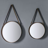 Ghedi Augusta Mirrors Bronze with Strap (Set of 2) — SantoLusso®