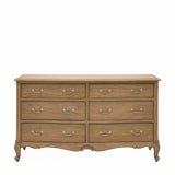 Ghedi Bayas 6 Drawer Chest Weathered — SantoLusso®