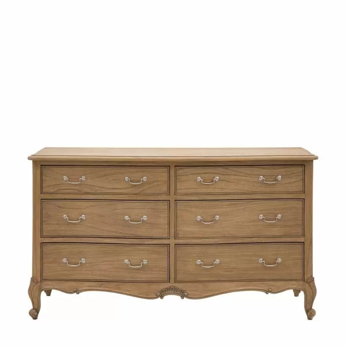 Ghedi Bayas 6 Drawer Chest Weathered — SantoLusso®