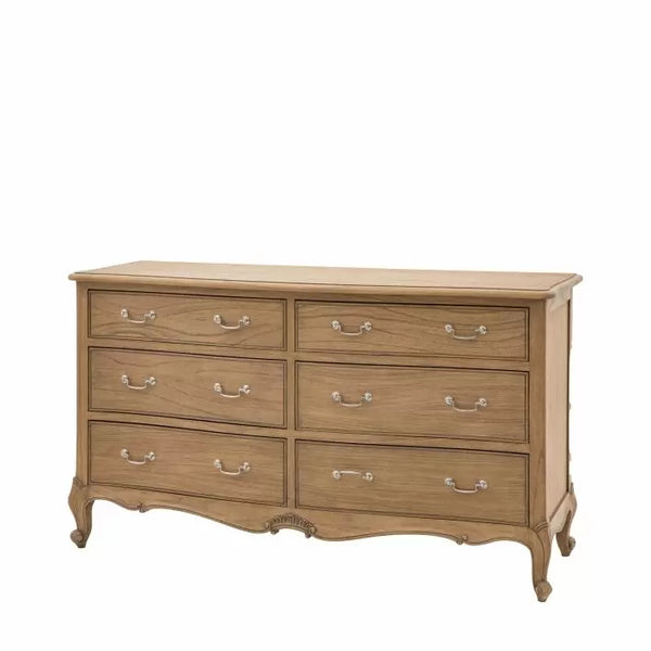 Ghedi Bayas 6 Drawer Chest Weathered — SantoLusso®