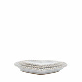 Ghedi Beaded Heart Plate Set of 3 — SantoLusso®