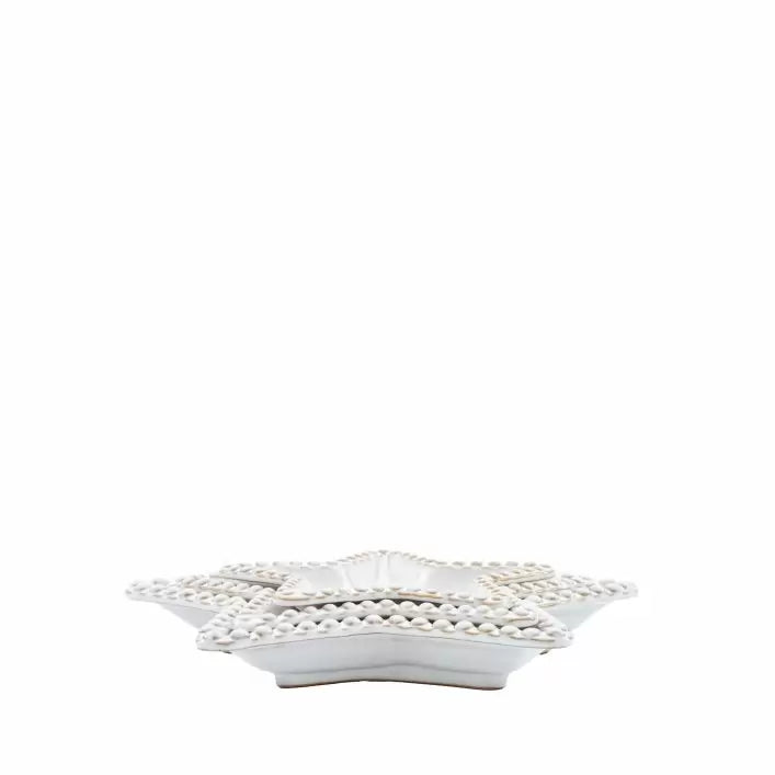 Ghedi Beaded Star Plate Set of 3 — SantoLusso®