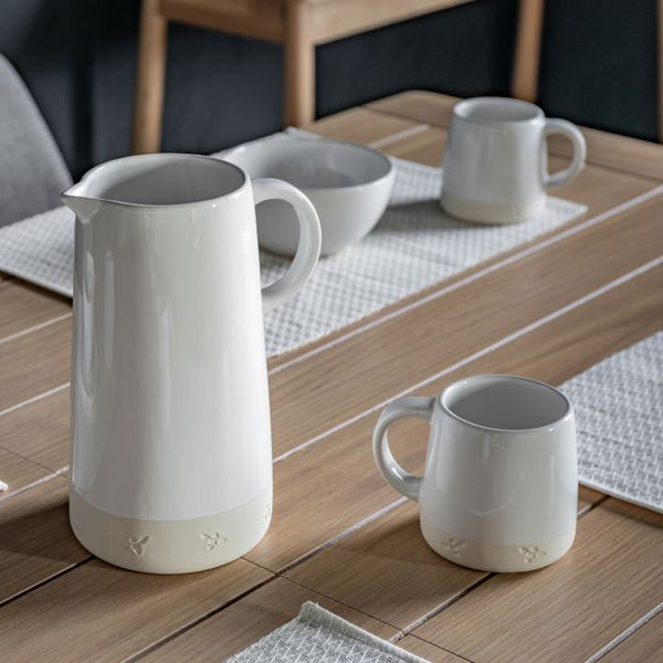 Ghedi Bee Jug White — SantoLusso®