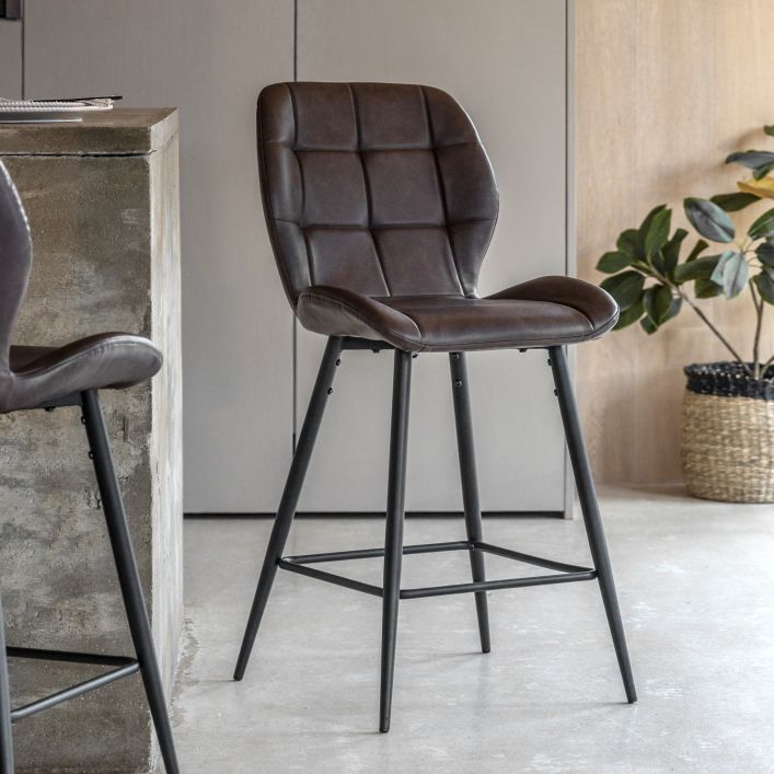 Ghedi Bertino Stool Brown 2 Pack — SantoLusso®