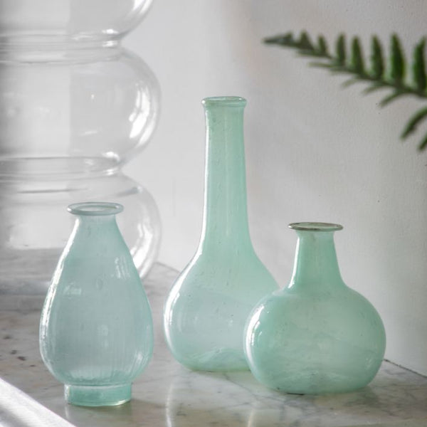 Ghedi Biba Vase Ice Blue (Set of 3) — SantoLusso®