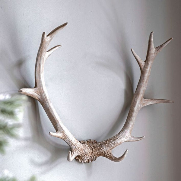 Ghedi Bjorn Antler Wall Art White — SantoLusso®