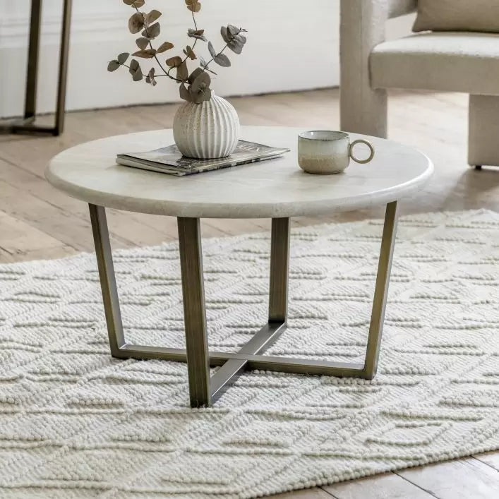 Ghedi Boratta Round Coffee Table — SantoLusso®