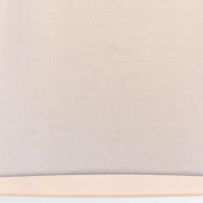 Ghedi Brune Shade Vintage White Linen Large — SantoLusso®