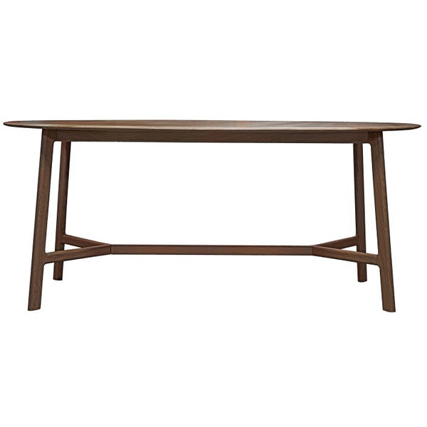 Ghedi Cabrera Oval Dining Table Walnut — SantoLusso®
