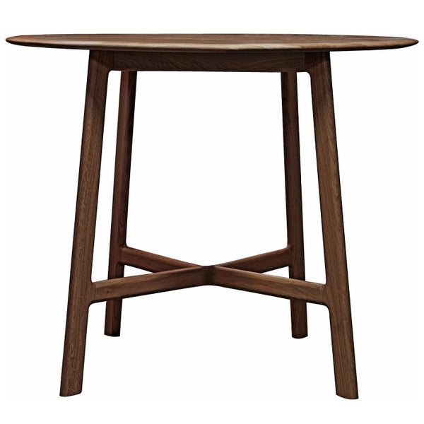 Ghedi Cabrera Round Dining Table Walnut — SantoLusso®